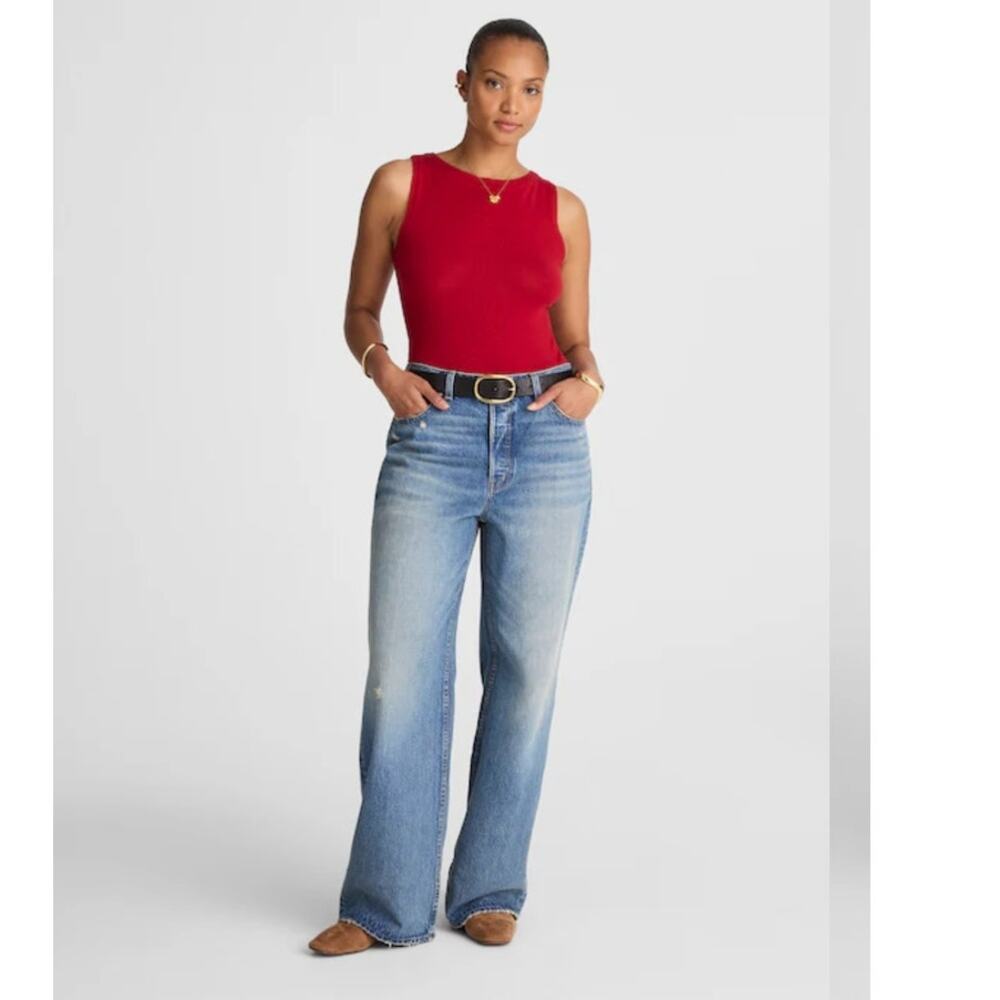 NWT Madewell The Curvy Low-Slung Baggy Jean Blue 29